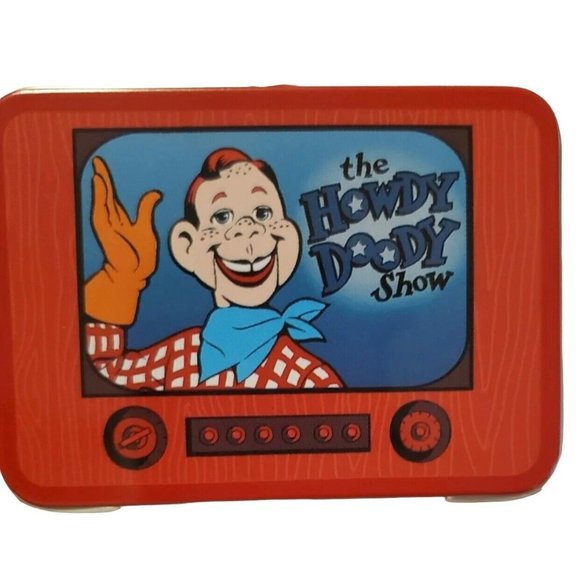 1999 Hallmark Keepsake Howdy Doody Lunchbox Set Vtg Christmas Ornament New - Picture 3 of 12